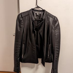 Faux leather jacket